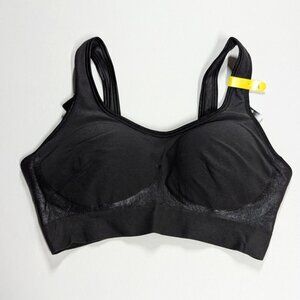 Bali Comfort Revolution Bra Shaping Black Wireless Medium 36D 36DD 38B 38C